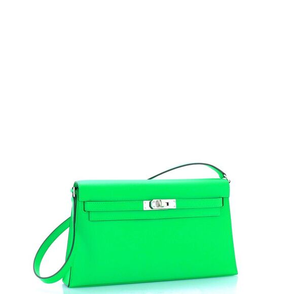 Hermes Kelly Elan Shoulder Bag Madame Green - Picture 3 of 9